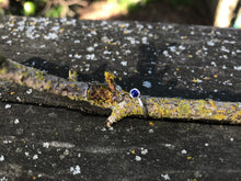 Sterling Silver Nose Ring - Lapis - Made To Order