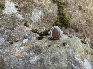 Sea Glass Ring Size 8