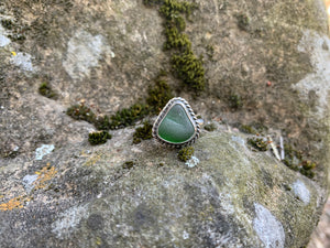 Sea Glass Ring Size 6