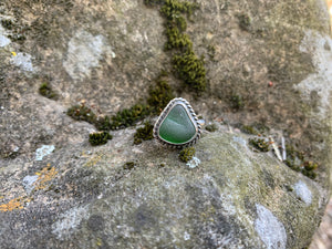 Sea Glass Ring Size 6