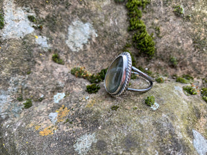 Labradorite Ring Size 10