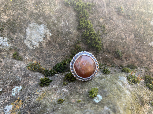 Sunstone Ring Size 9