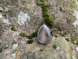 Labradorite Ring Size 10