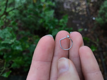 Sterling Silver Nose Ring - Opal - Made to Order