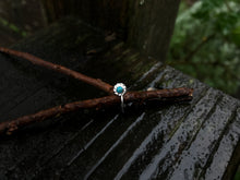 Sterling Silver Nose Ring - Turquoise - Made to Order
