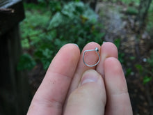 Sterling Silver Nose Ring - Turquoise - Made to Order